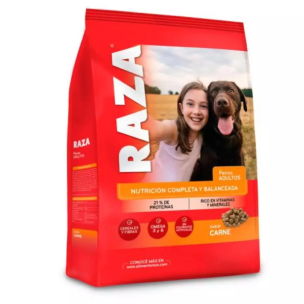 RAZA ADULTO CARNE 21kg