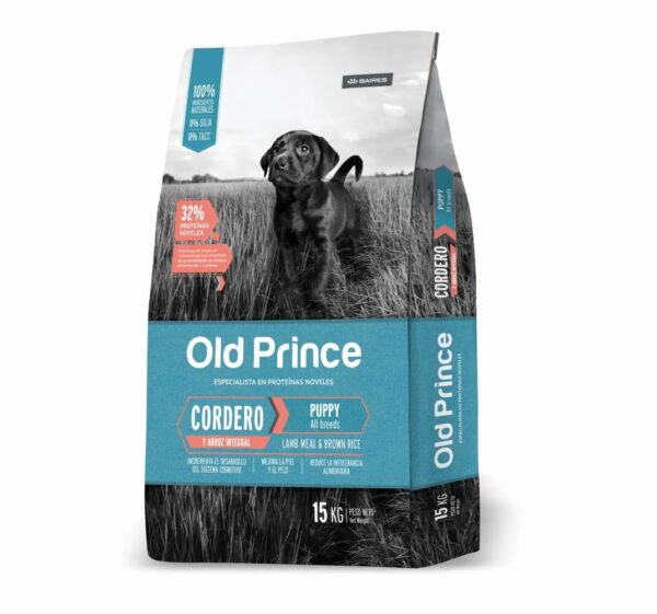 OLD PRINCE Puppies  Cordero/Arroz M&L 15kg