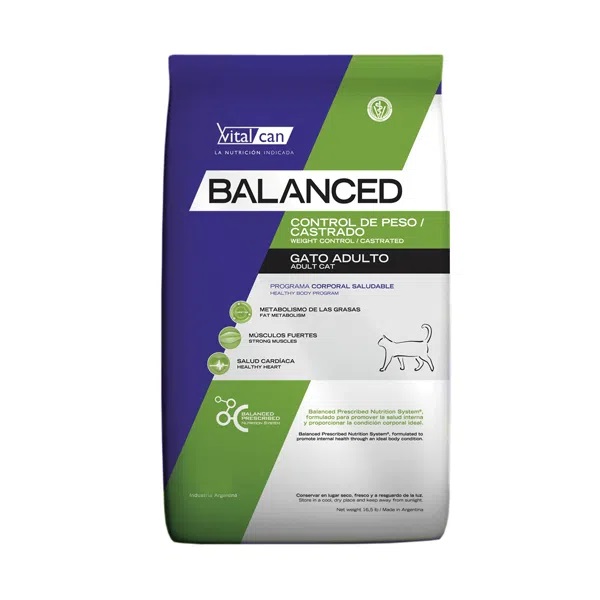 VITAL CATGATO Balanced C. Peso 7,5kg