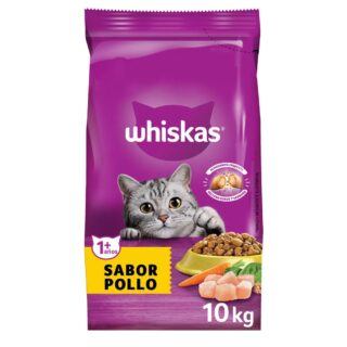 WHISKAS  POLLO Y LECHE  10kg