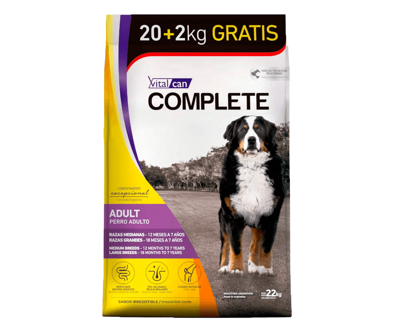 VITAL CAN ADULTO COMPLETE Med/Grande 20 +2 kg