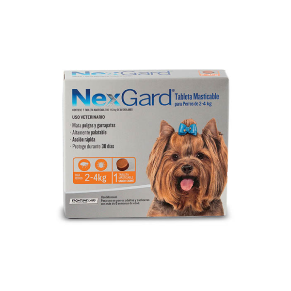 NEXGARD Masticable 2-4 kg