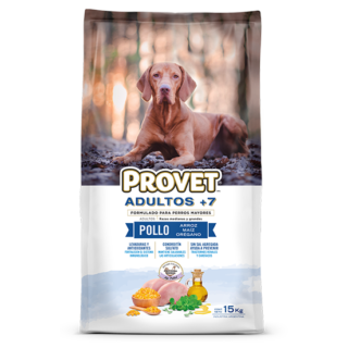 PROVET ADULTO +7 BAJO SODIO 15KG